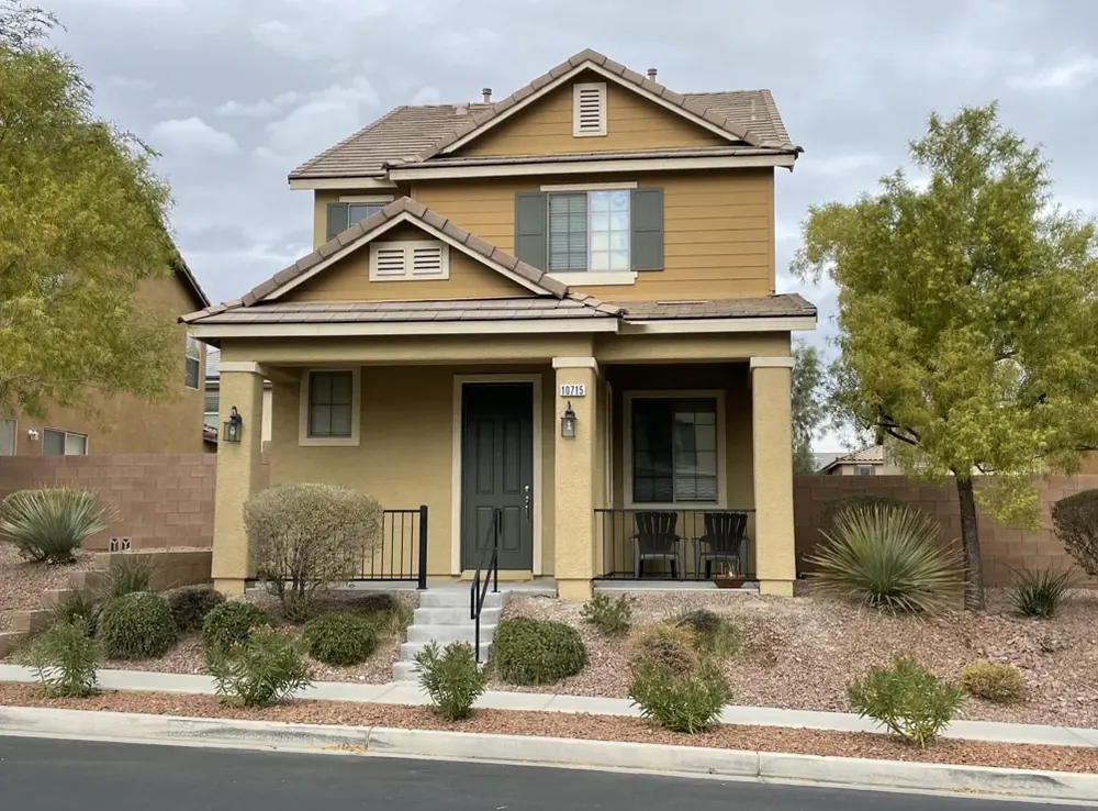 Two story Las Vegas home exterior repaint
